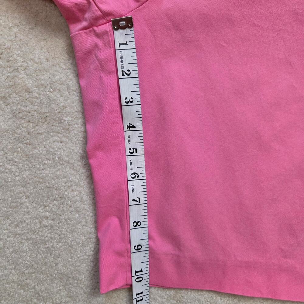 Talbots Size 12 Pink Chino Bermuda Shorts High Rise - Picture 9 of 12